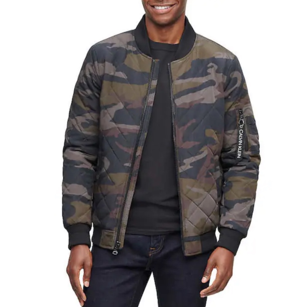 Calvin Klein Men's Quilted Bomber Jacket